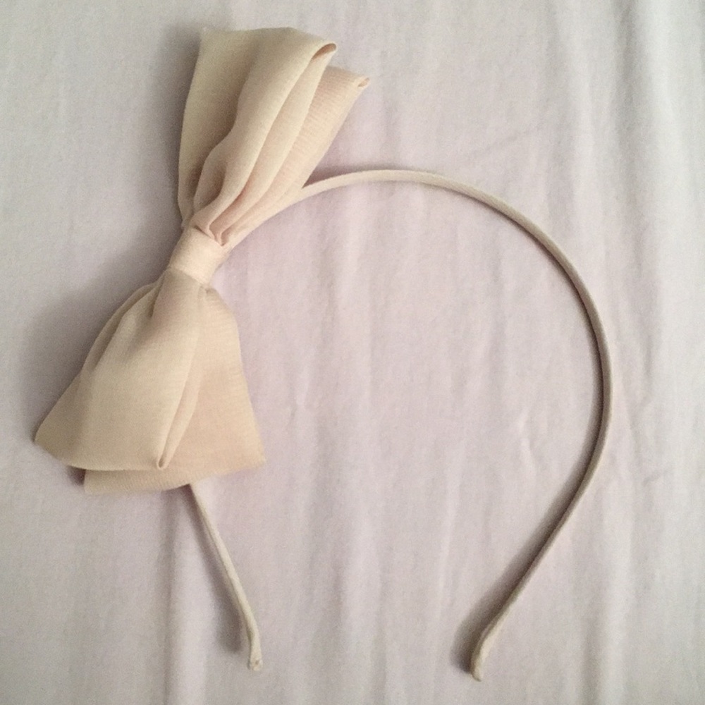 blush ribbon headband